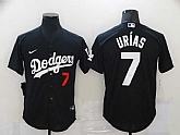 Dodgers 7 Julio Urias Black 2020 Nike Cool Base Jersey,baseball caps,new era cap wholesale,wholesale hats
